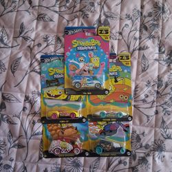HOT WHEELS SPONGEBOB SQUAREPANTS COMPLETE COLLECTION SET 
