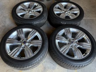 22” 2024 Ford F150 Limited Wheels Expedition Polished General Grabber all season tires 285/45/22