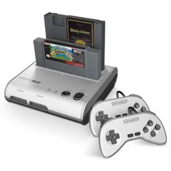 Retro Duo 2 In 1 Console System - For Original NES/SNES