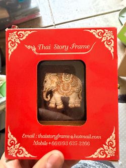 Thai Story Frame Decorative Elephant Figurine