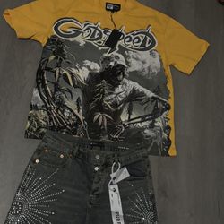 Godspeed + Purple Brand Jorts 