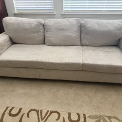 Grey IKEA sofa