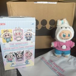 Labubu Hello Kitty Pochacco