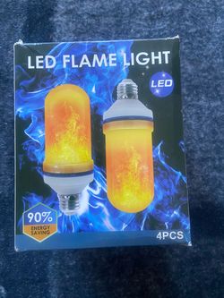 LED Flame Light Bulbs 4-Pack