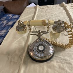 Vintage Mostly Brass Phone 