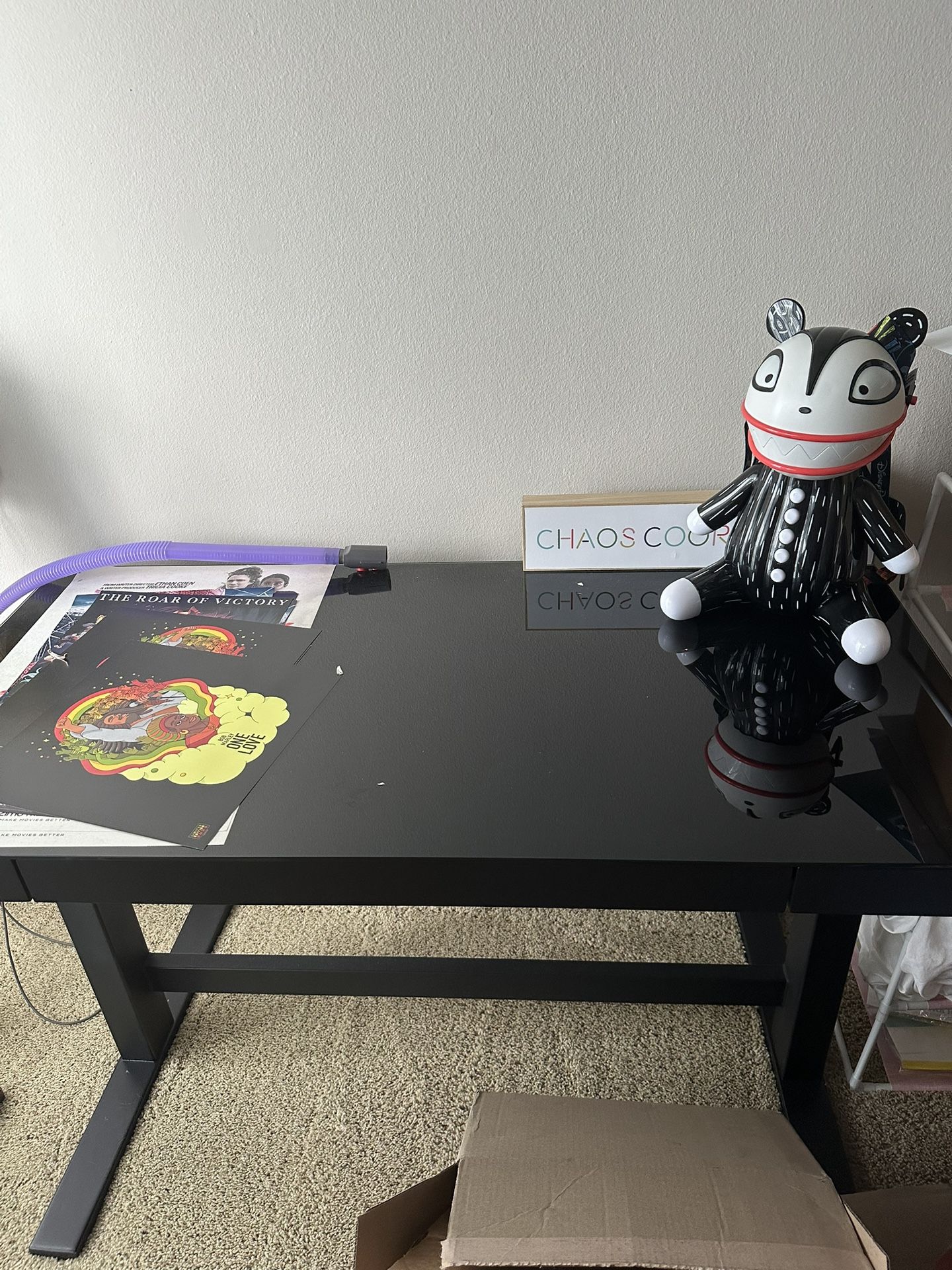 Costco adjustable Standing desk, perfect for home office.