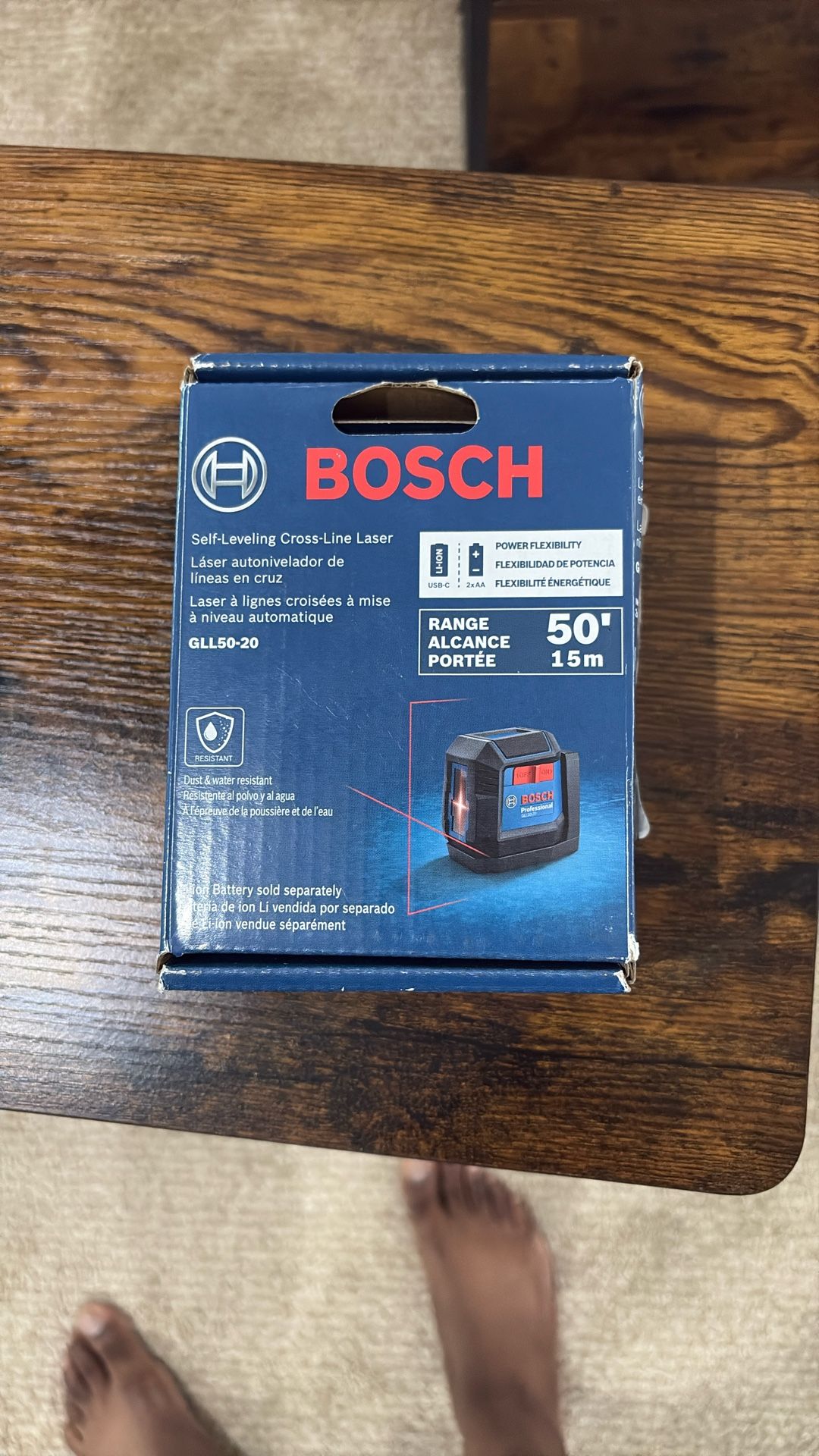 50’ Bosch Laser level