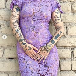 Light Purple Vintage Dress