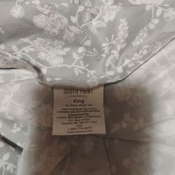 South Point Hone Fashion King Size 6 Piece Sheet Set 