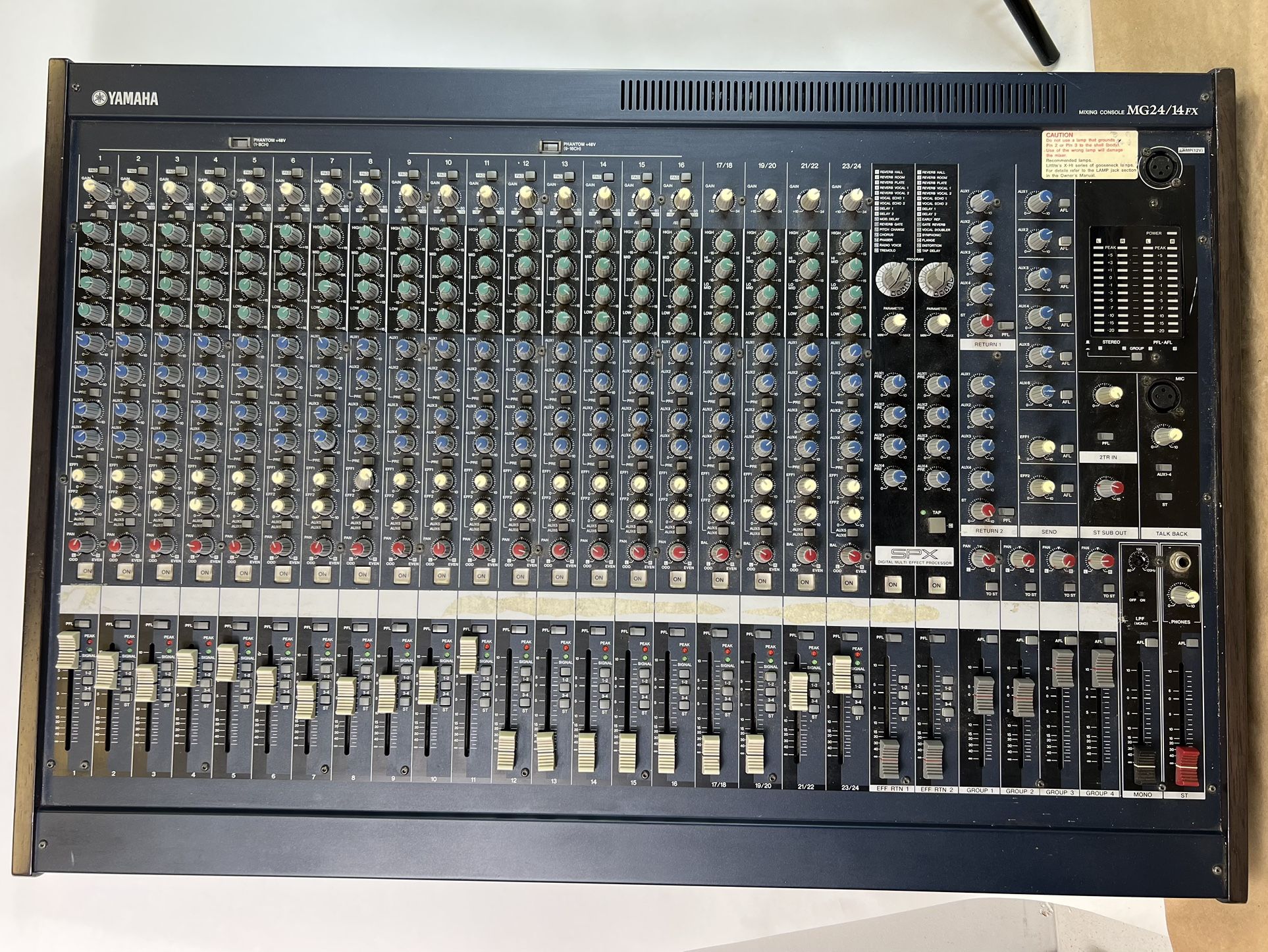 As Is, Not Fully Tested Yamaha MG24/14FX Analog Mixing Console