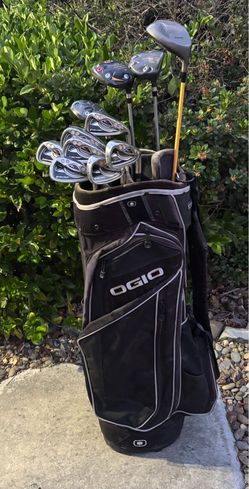 Ti7 MAX Turbo Power golf set (Driver+3w+5w+4hybrid+5i-pw+sw+putter+OGIO bag)