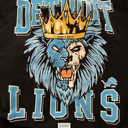 2XL Detroit Lions Black Hoodie 