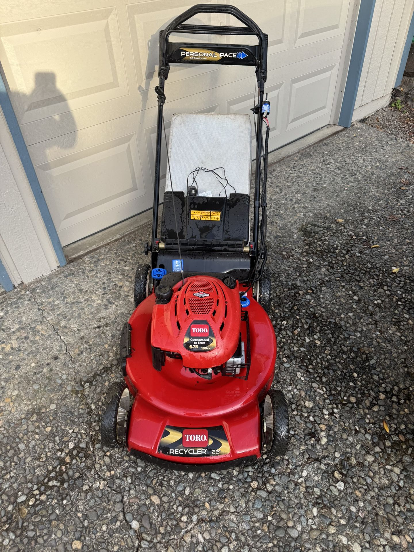 22” Toro Personal Pace Self Propelled Lawn Mower