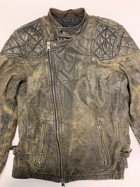 Men's ALLSAINTS Convoy Leather Jacket Small