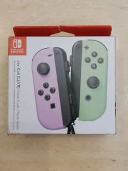 Brand New Nintendo Switch Pastel Purple & Pastel Green Joycons $60