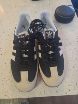 Adidas Samba Sneakers Black White Gum Sole