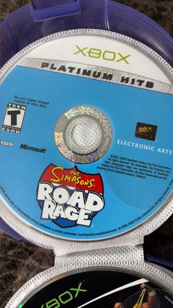 The Simpsons Road Rage Xbox Platinum Hits