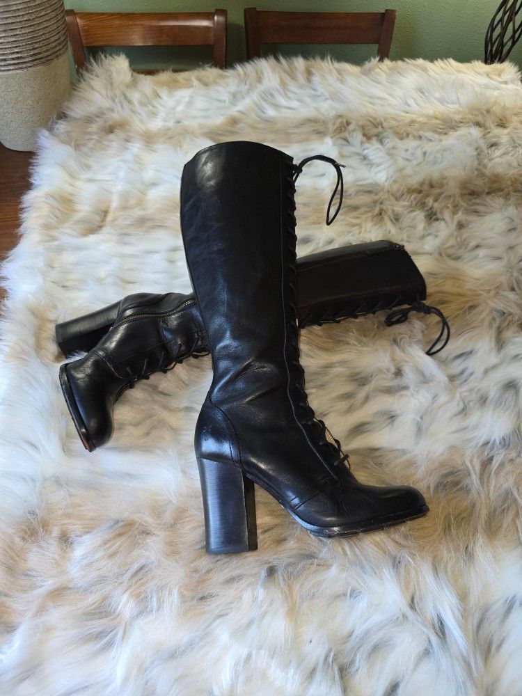 Frye Tall Parker Lace Up Boot