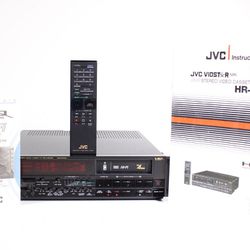 JVC HR-D470U SIDE-LOADING VCR STEREO VIDEO CASSETTE RECORDER