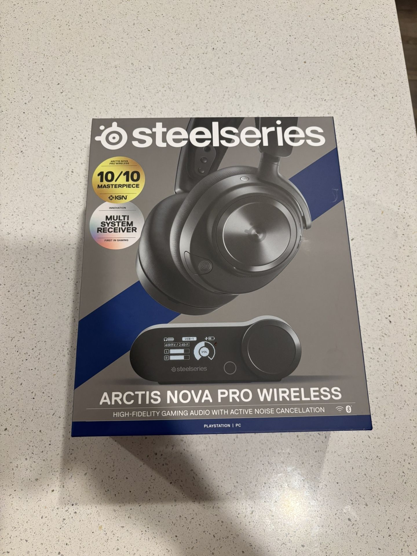 SteelSeries - Arctis Nova Pro Wireless Multi Gaming Headset for PC, PS5, PS4, Switch, Xbox X- Black