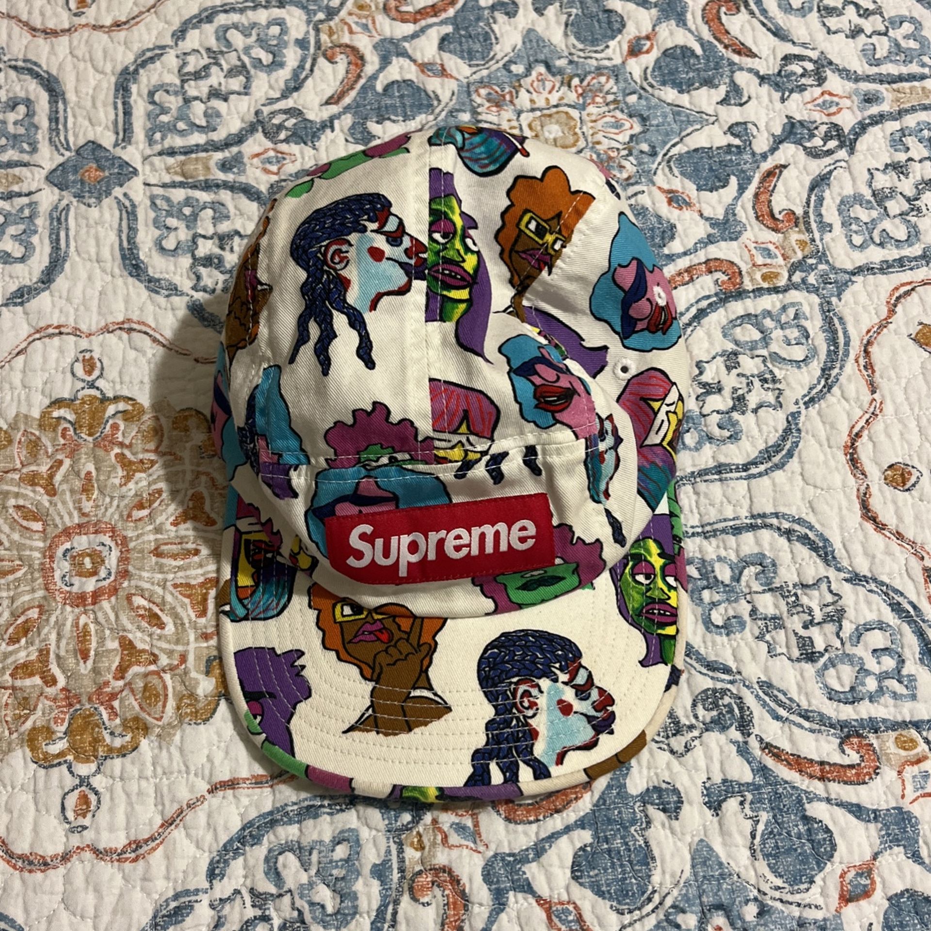 Supreme Hat / Cap Super Cool Trendy Design From Their First Day Of Opening In NYC Store Manhattan! 100% Authentic Original! 
