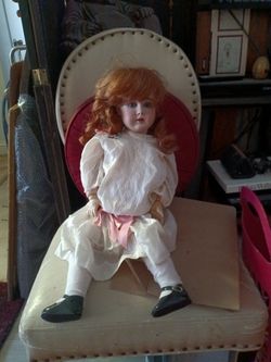 Large Antique Bisque Doll