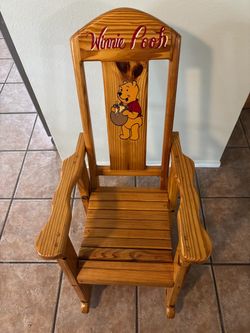 Winnie The Pooh Wooden Child’s Rocking Chair ( great condition)