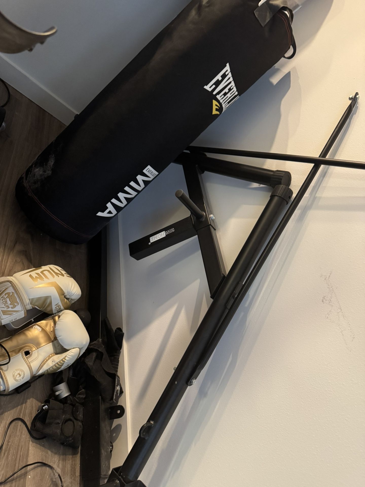 boxing bag and stand for $50
