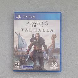 Assassin Creed Valhalla.  Ps4 Video Game !!!