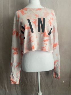 Victoria's Secret PINK Tie-Dye Crop Sweatshirt