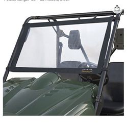 Classic Accessories QuadGear UTV Front/Rear Windshield, Fits Polaris Ranger '02 - '08 models, Black