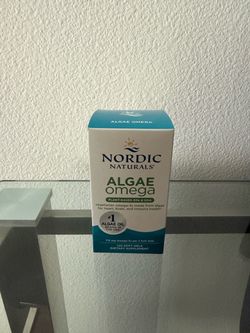 Nordic Naturals Algae Omega, 715mg Vegan EPA+DHA, Plant-Based - 120 Count