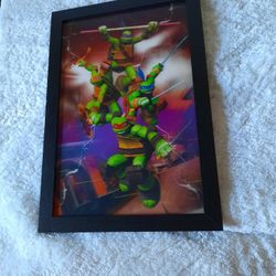 Ninja Turtle Hanging Picture New