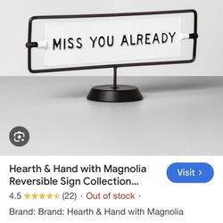 Hearth and Heart Miss you already decor
