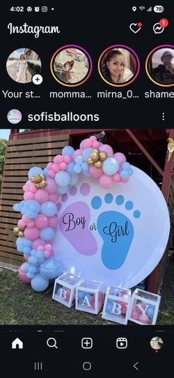 Gender Reveal Decoration