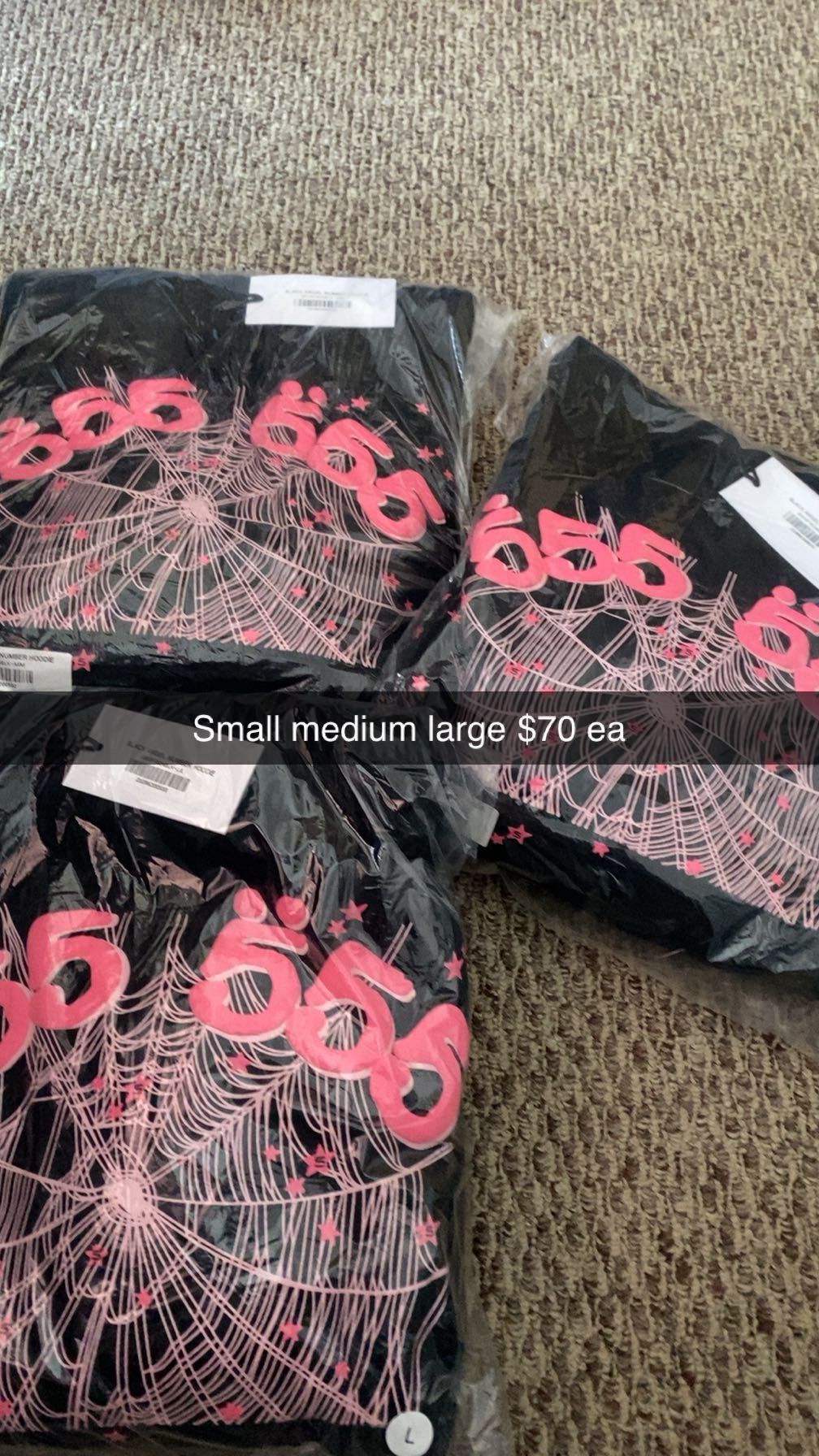 Pink And Black Spider Hoodie