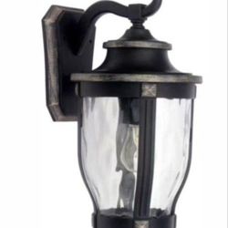 Home Decorators Collection McCarthy 18.5 in. 1-Light Bronze Outdoor Wall Lantern Sconce
