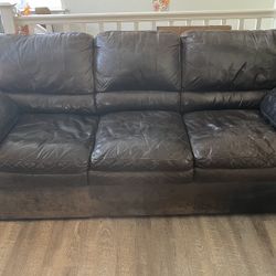 Faux leather Couch