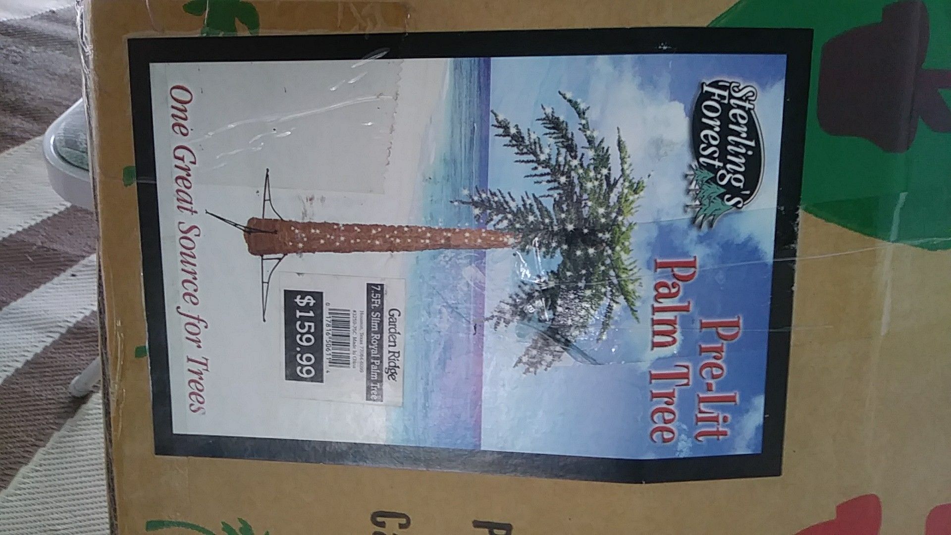 Sterling's Forest pre lit Palm Tree