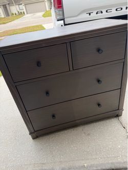 Delta Children Simmons Kids Monterey 4-Drawer Dresser with Removable Changing Top, Rustic Grey