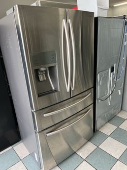 Samsung stainless steel refrigerator ( delivery Available )