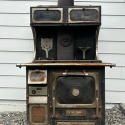 Antique Wood-burning stove and oven!