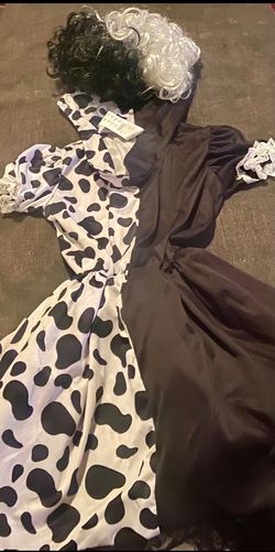 Black And White Dalmatian costume Dress