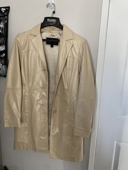Lady’s Leather Trench Coat