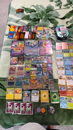 Big Pokemon card collection + Accessories