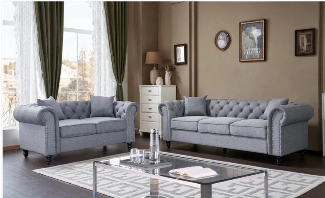 2 Pc Sofa And Loveseat Please Read Description For More Information for