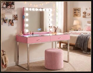 Beautiful Vanity Set Take One Home Today $0 Initial Payment READ DESCRIPTION