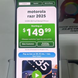 Razr 2025 only $149.99