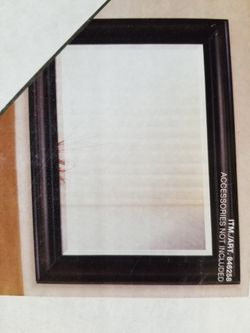 Solid Wood Beveled Mirrors x2