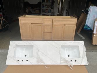 72” Vanity New